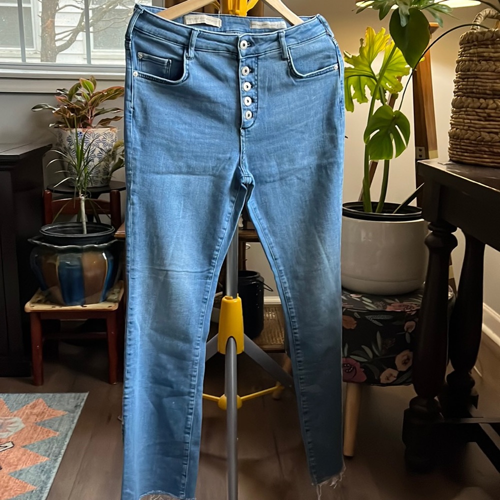 Anthropologie High rise skinny jeans